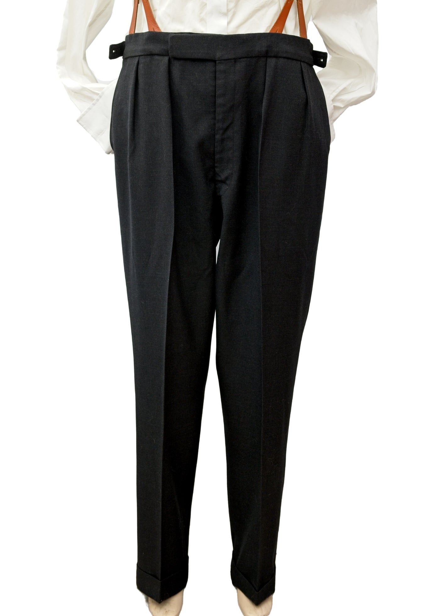 1960s Men's Vintage Charcoal Grey 3 Piece Suit • Berwin 44”