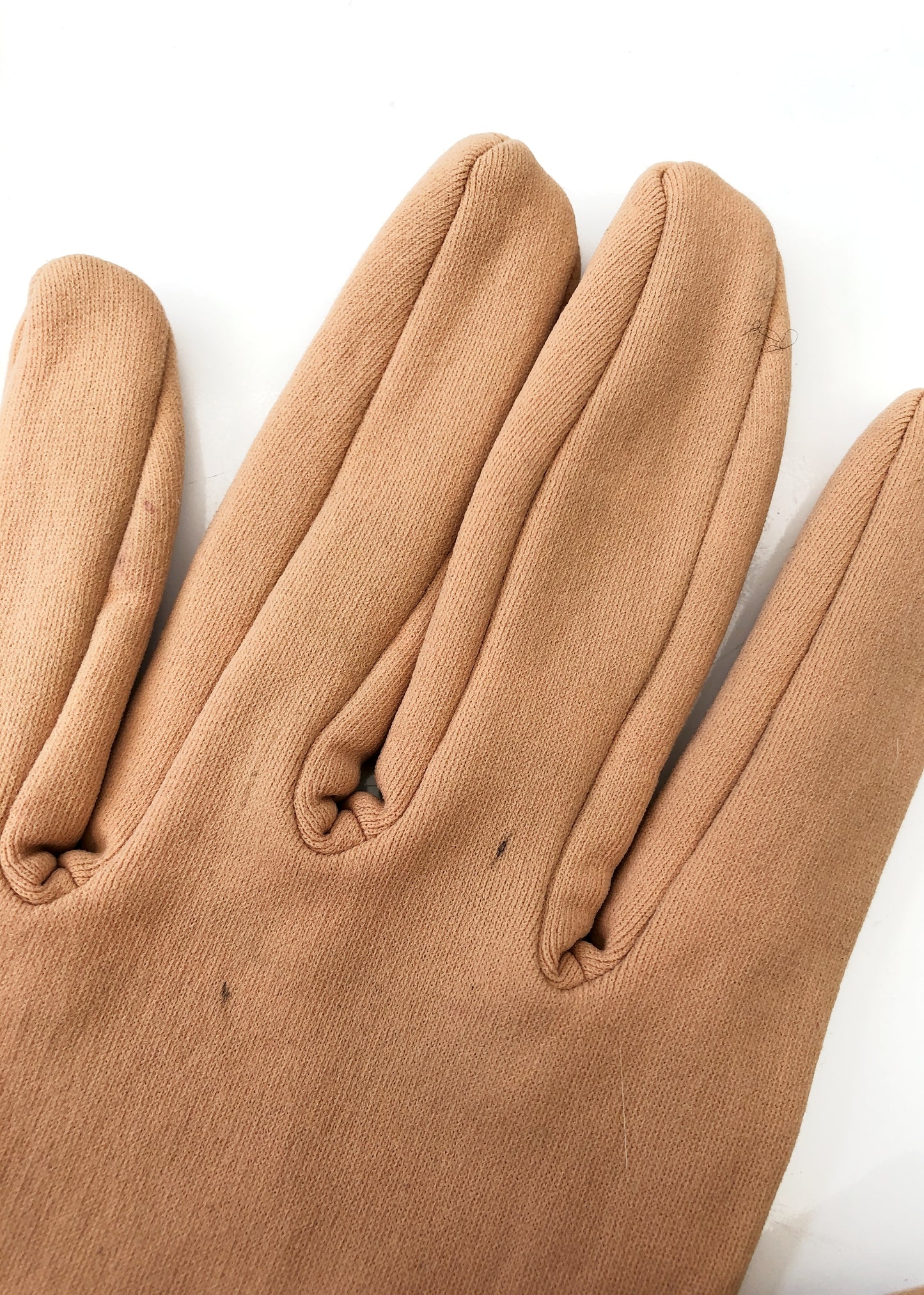 Vintage Biscuit Beige Short Stretch Day Gloves