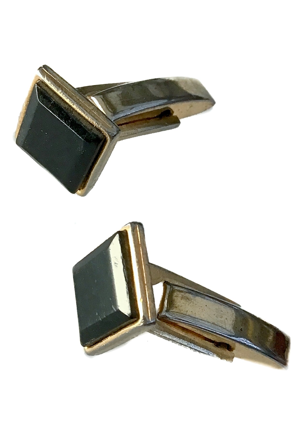 black onyx vintage cufflinks
