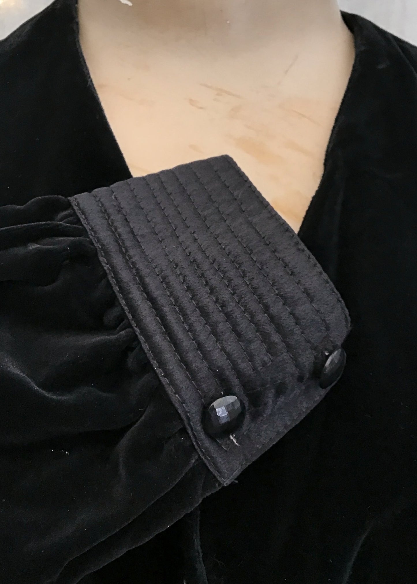 Vintage Black Velvet Cocktail Dress • Country Casuals