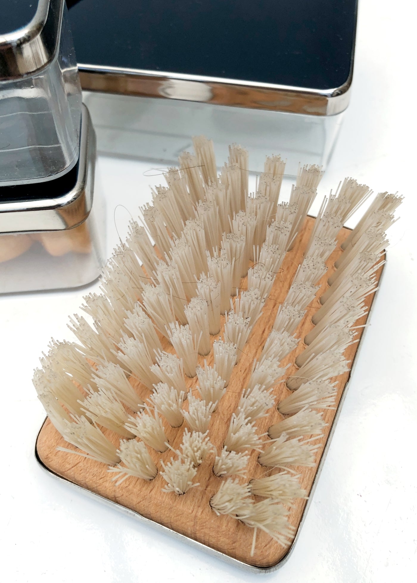 Men's Vintage 50s 4 Piece Travel Grooming Kit • Black Leather Case