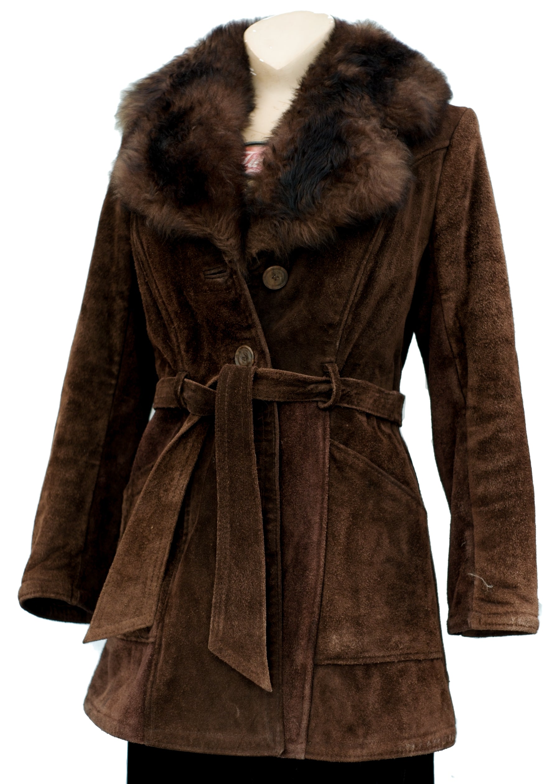 Fur and Suede Vintage online Coat