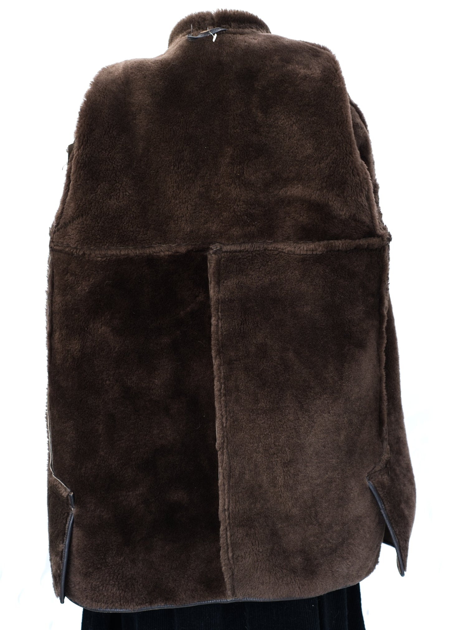 Vintage 60s Brown Suede Sheepskin Coat • Super Soft
