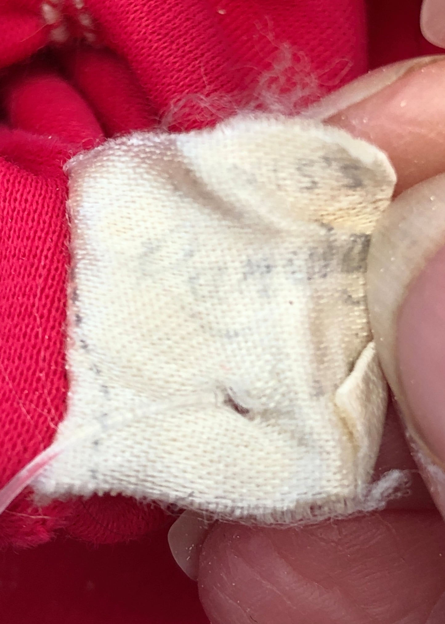 1950s Vintage Cerise Ruched Cocktail Gloves • Size 7