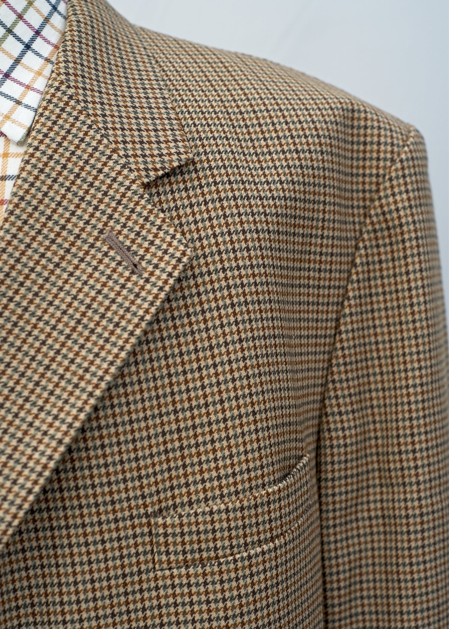Men's Vintage David Little Houndstooth Tweed Jacket • 52