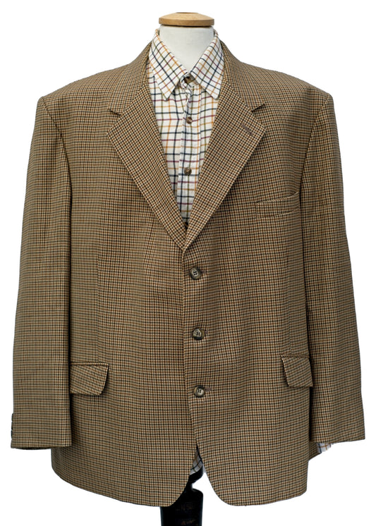 Men's Vintage David Little Houndstooth Tweed Jacket • 52