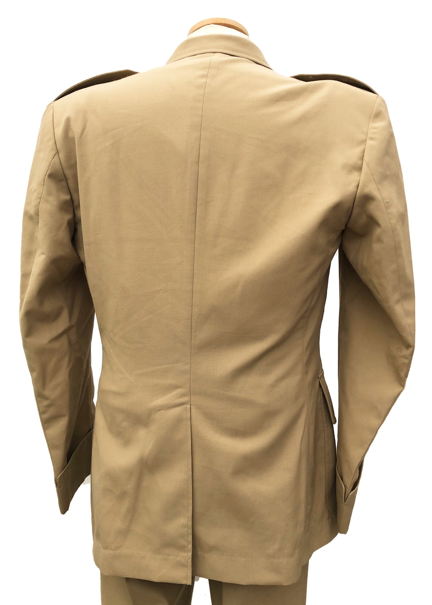 Vintage 1975 French Military Khaki Service Dress Uniform – Jacket & Trousers