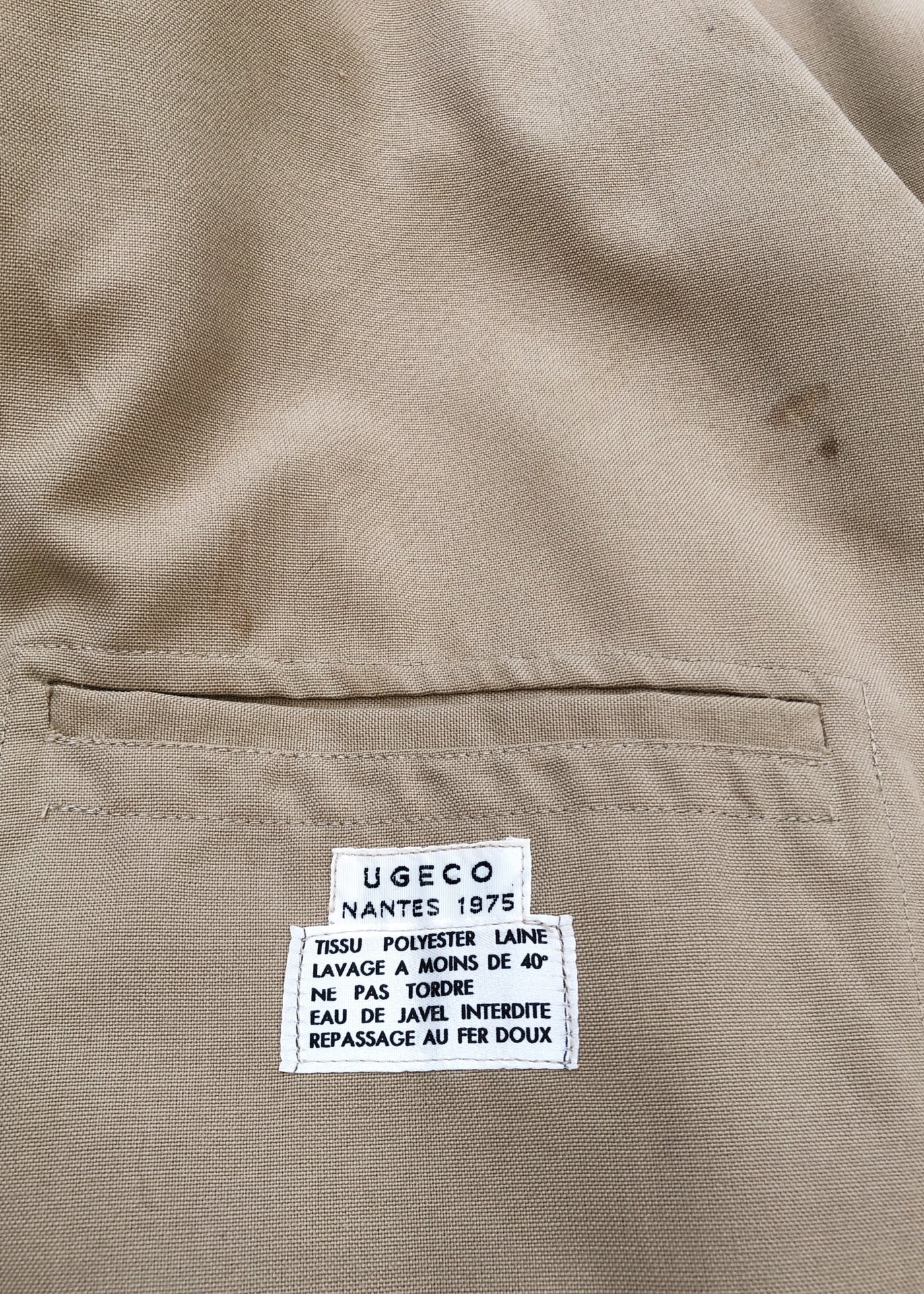 Vintage 1975 French Military Khaki Service Dress Uniform – Jacket & Trousers