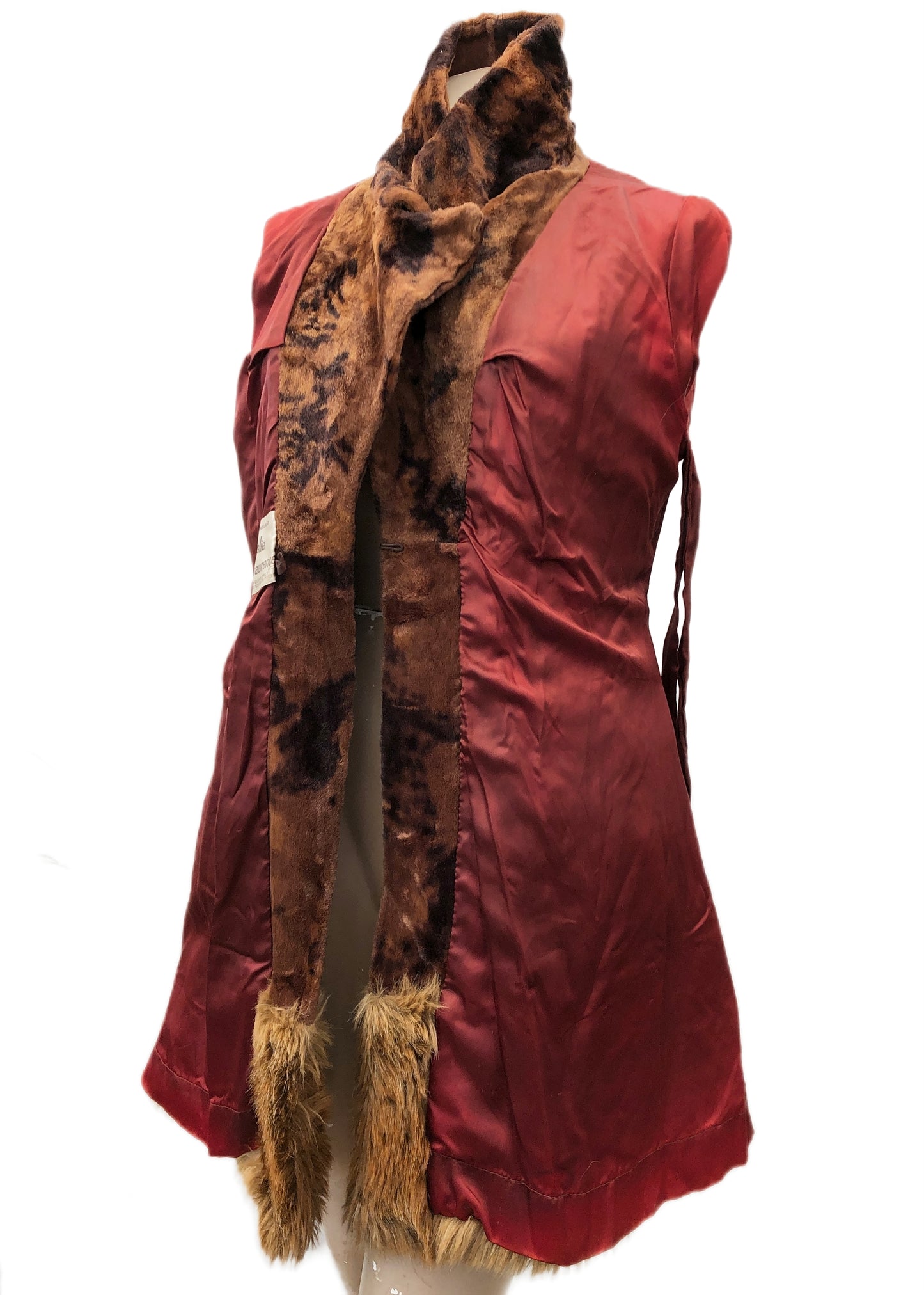 Vintage 60s Original Faux Fur Penny Lane Coat • Astraka