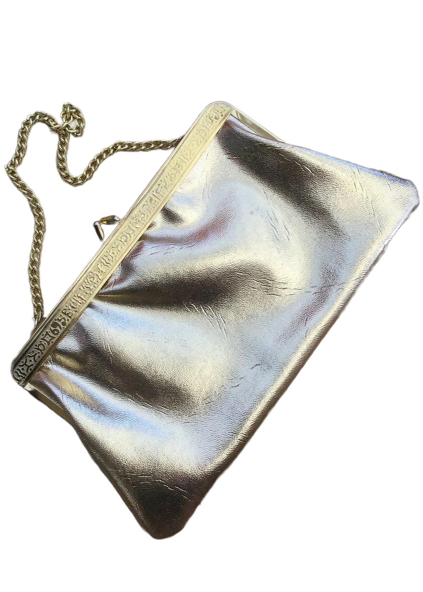 vintage gold zodiac evening purse