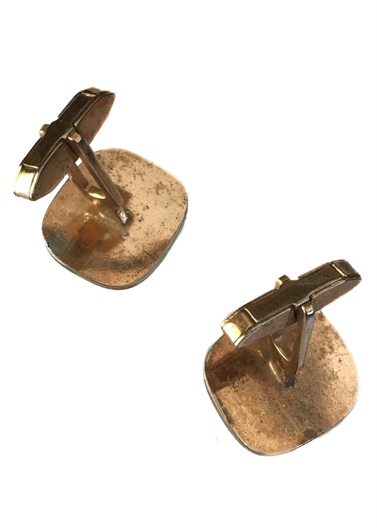 1950s Pearlescent Grey Lucite Cufflinks