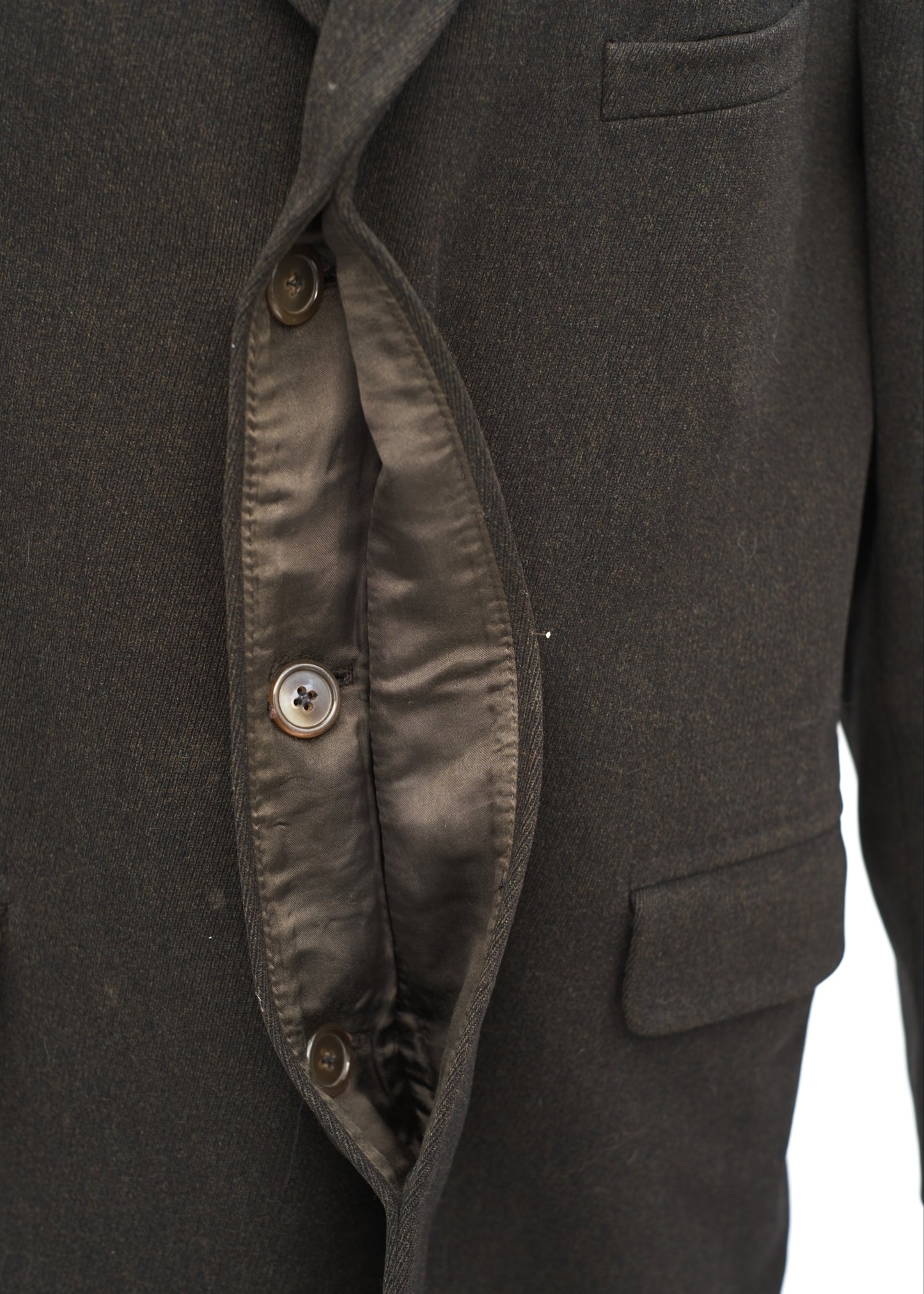 Men's Vintage 50's Wool Crombie Overcoat 40/46" Chest