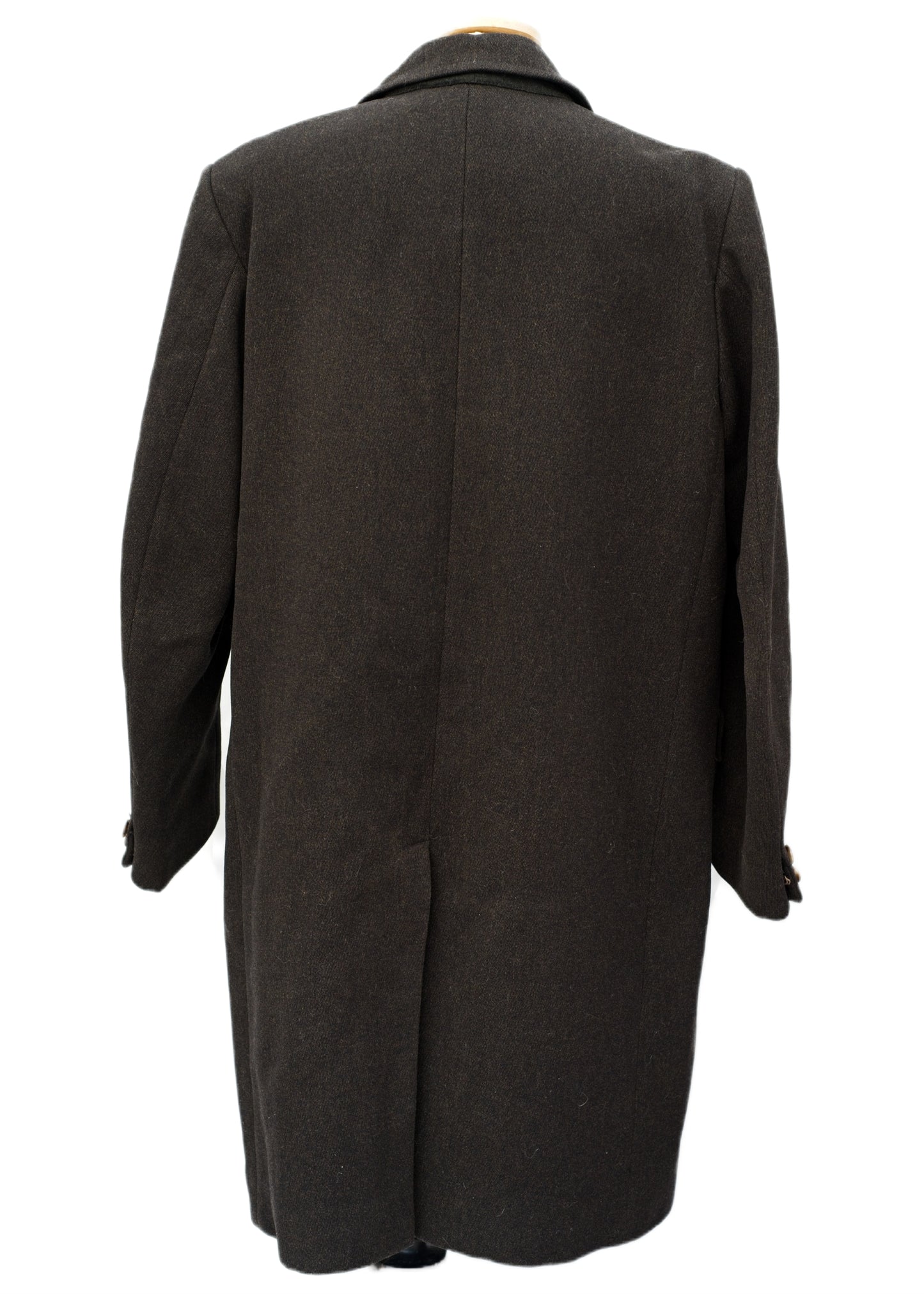Men's Vintage 50's Wool Crombie Overcoat 40/46" Chest