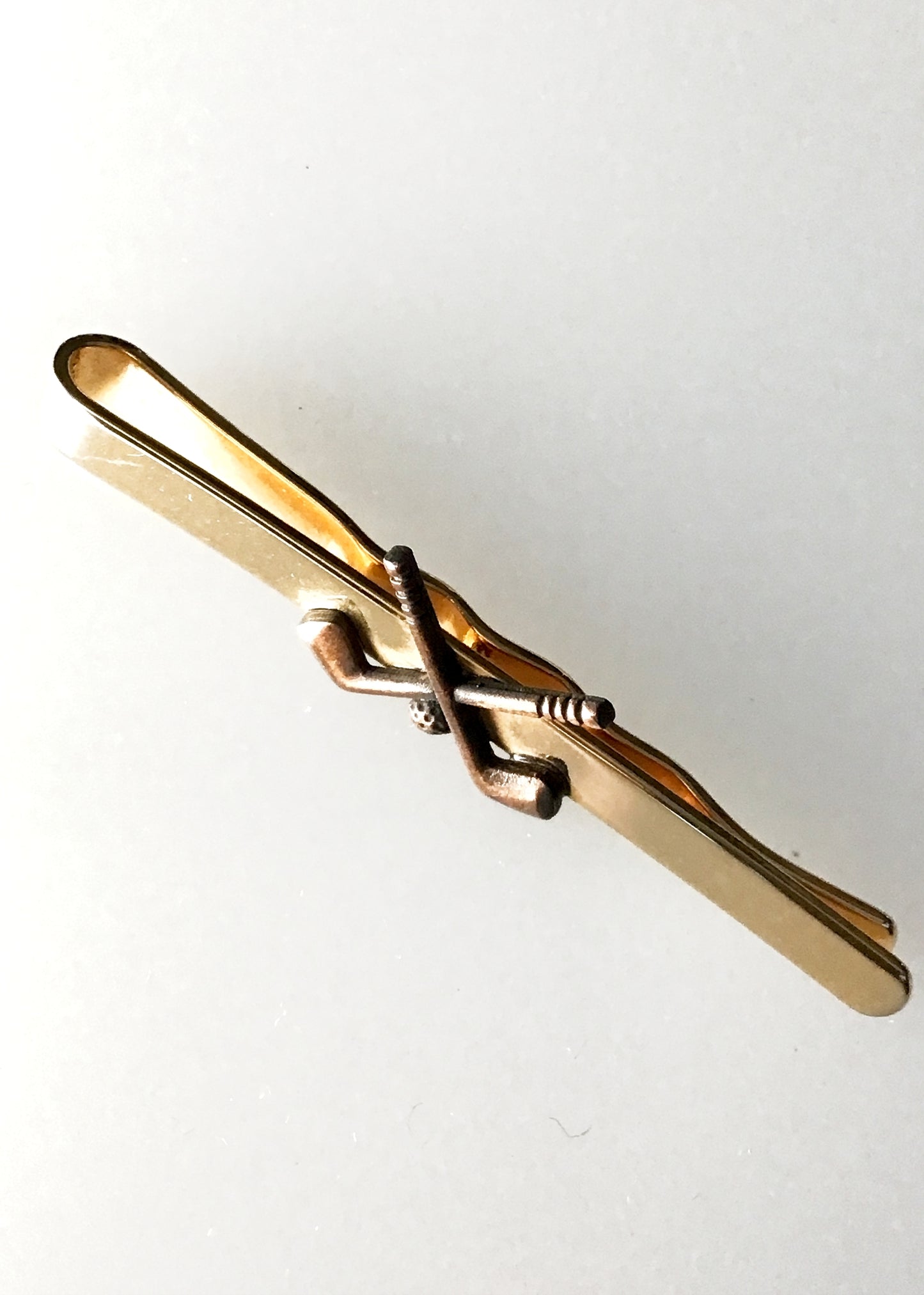 Vintage Golfing Clubs Tie Clip