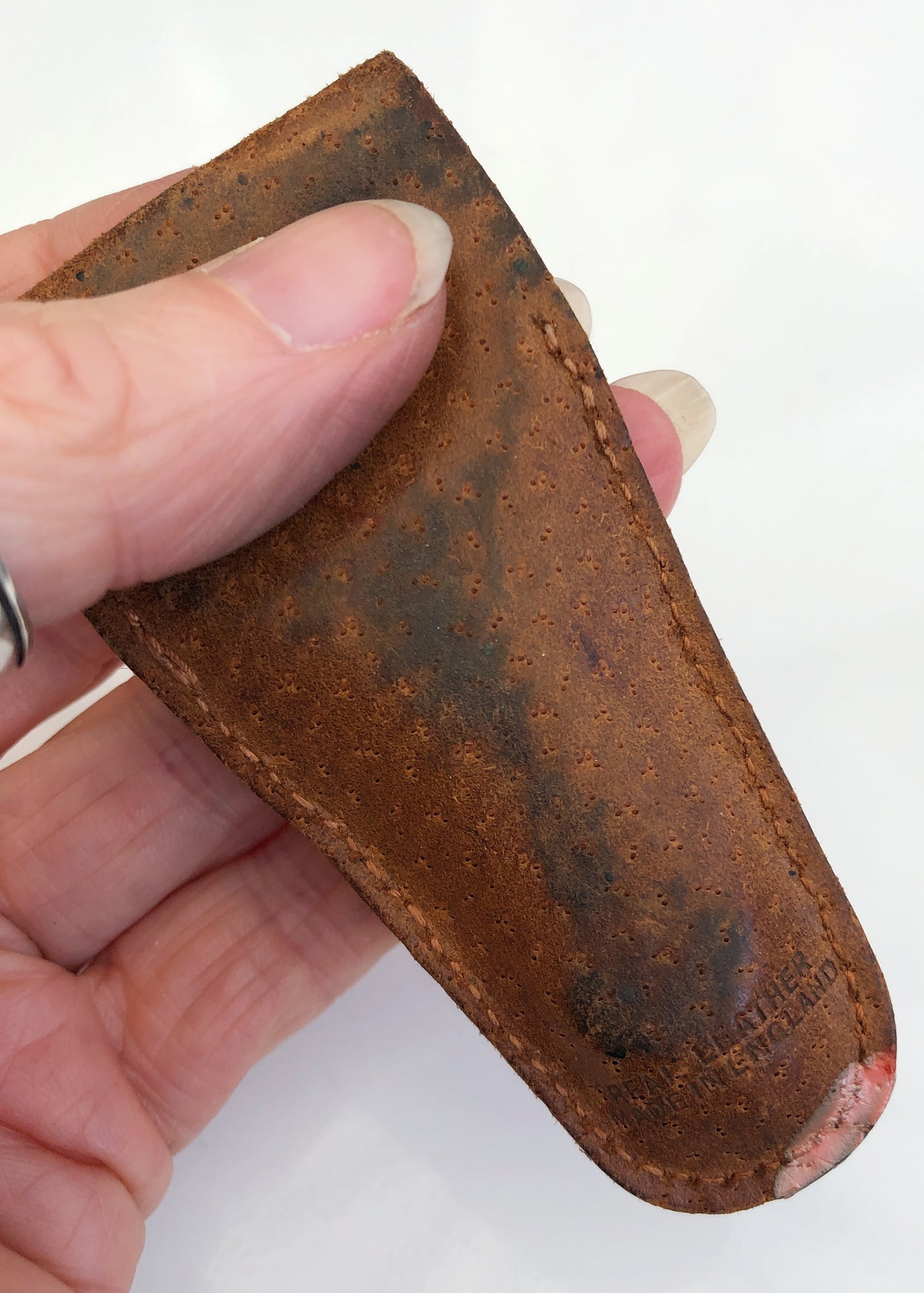 Men's Vintage 40s Travel Manicure Kit + Bottle Opener in Leather Case