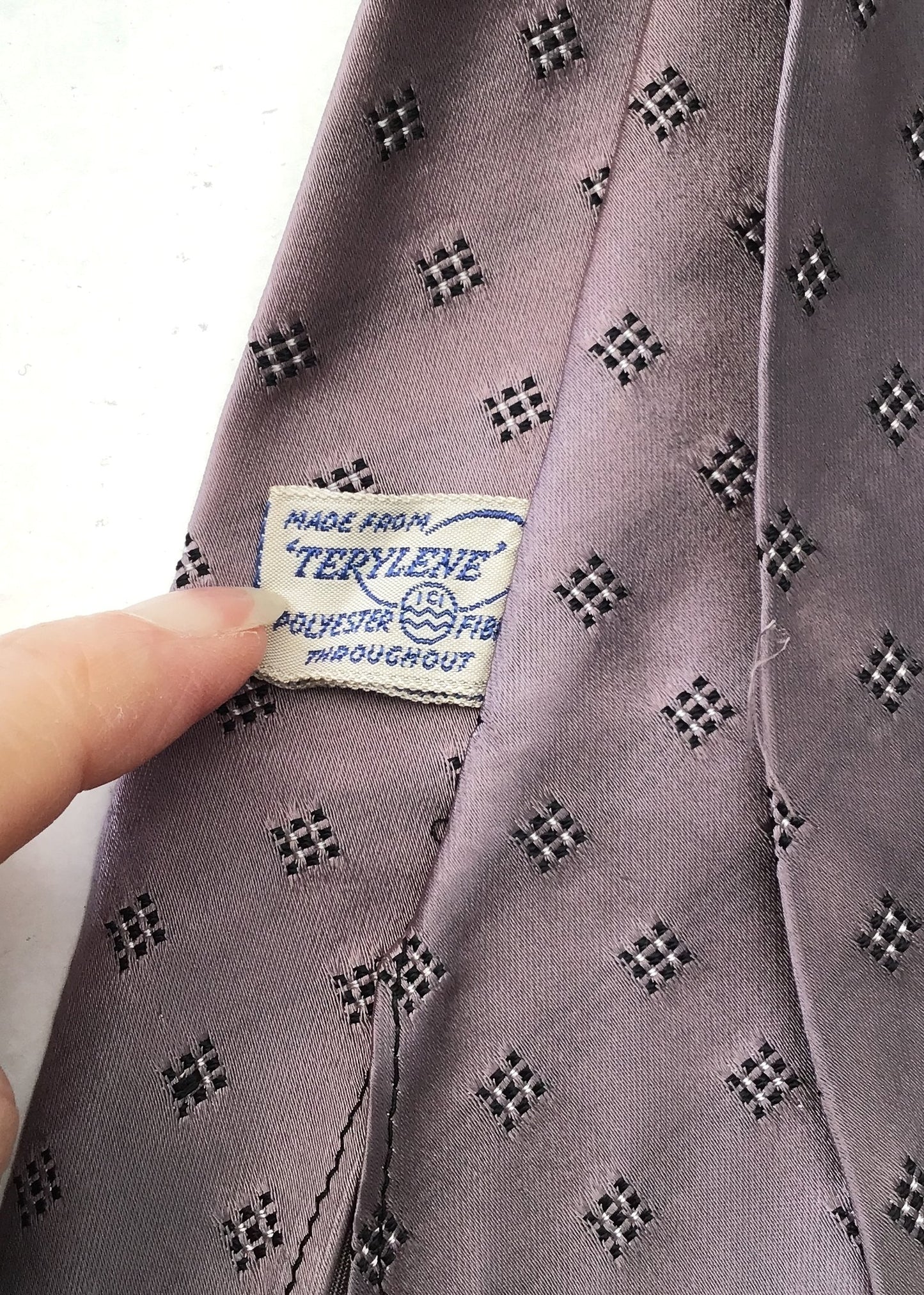 Vintage 50s Lilac Tie