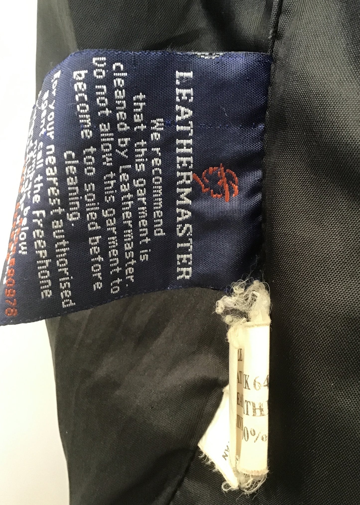 Women's Vintage 80s Black Leather Coat • 3/4 Length