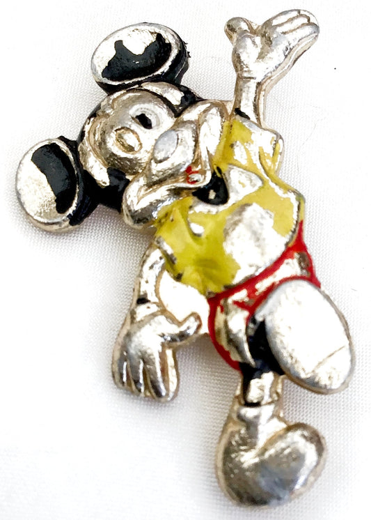 vintage 1940s mickey mouse pin brooch, disneyalia