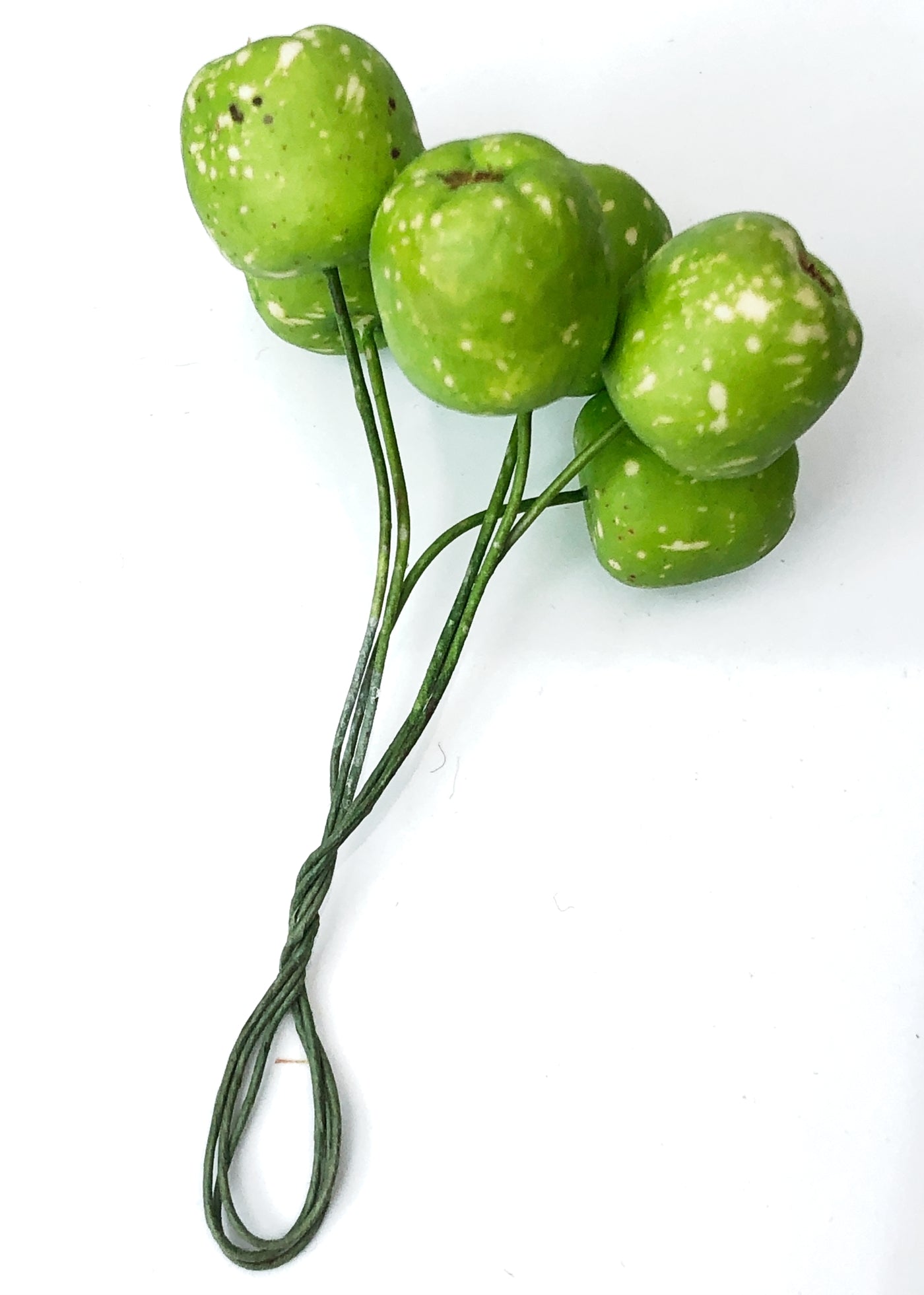 Vintage Millinery Green Crab Apples Bunch