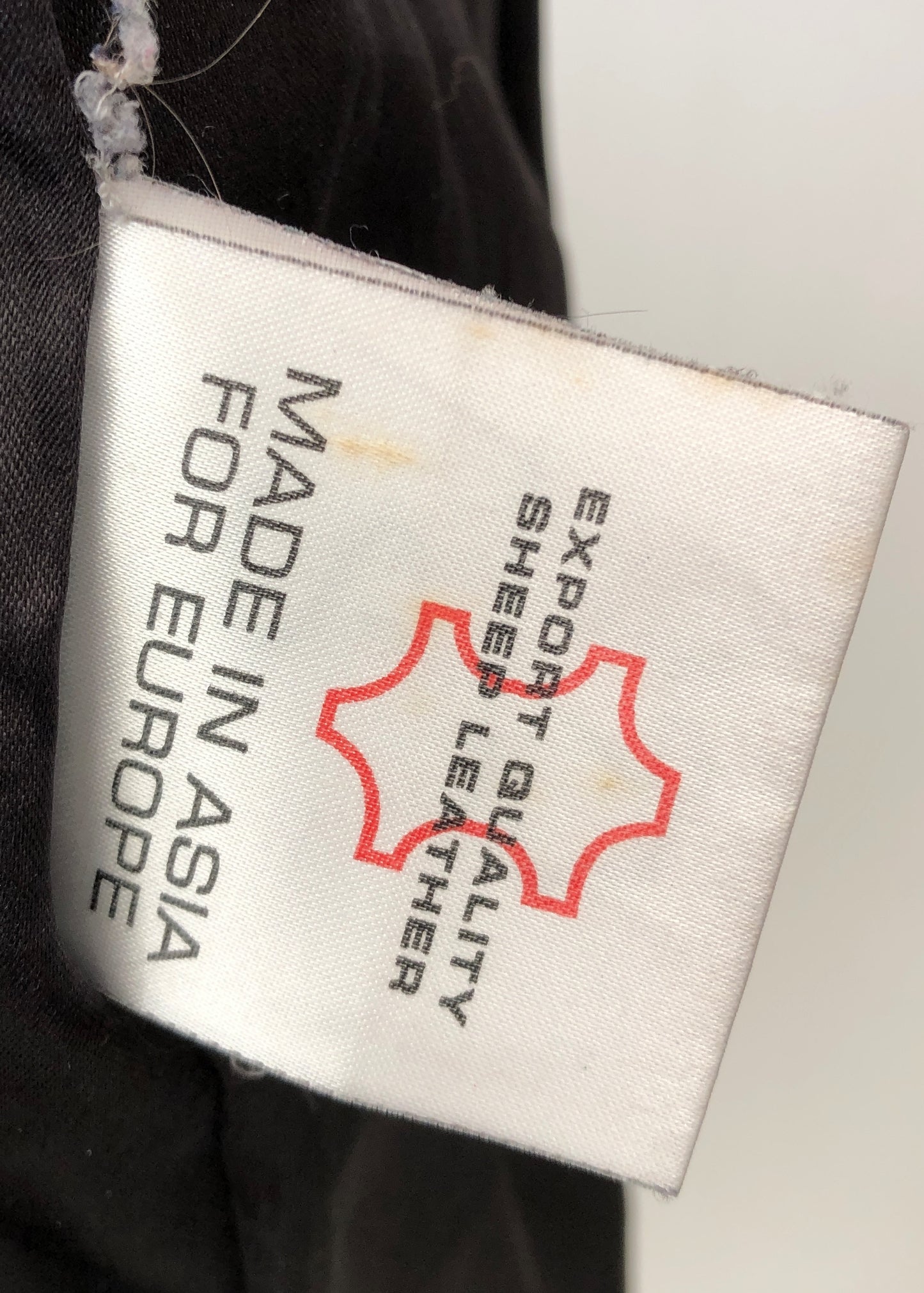 Women's Vintage 90s MDK Black Leather Coat • 3/4 Length