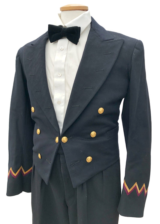 Vintage Royal Navy Medical Branch Officer's Mess Dress Jacket • King's Crown