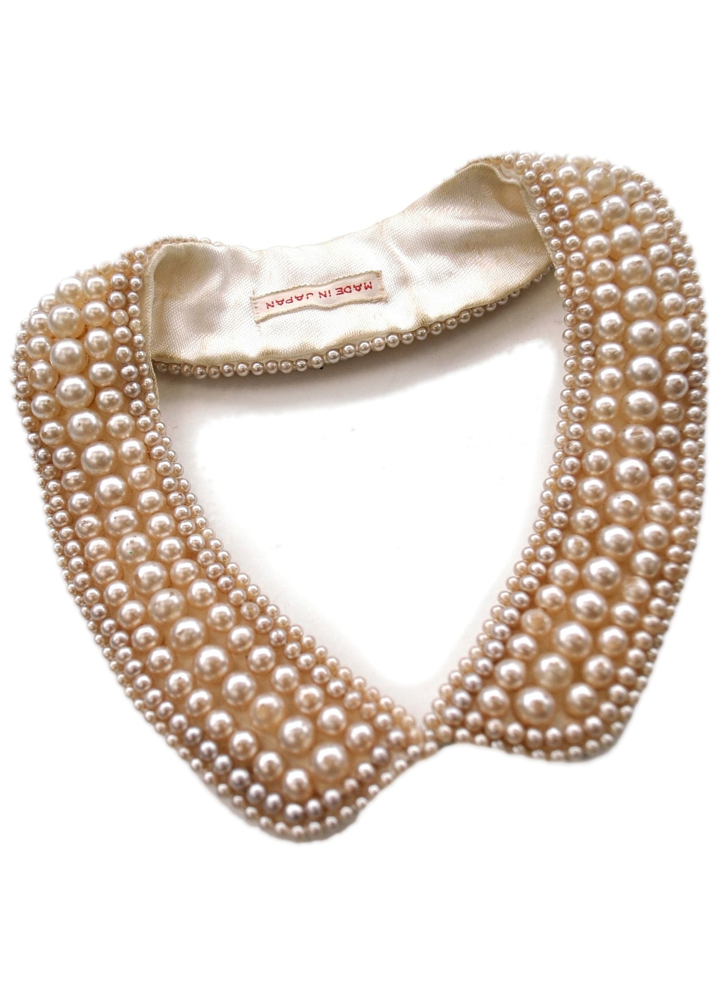 1950s Detachable Faux Pearl Collar