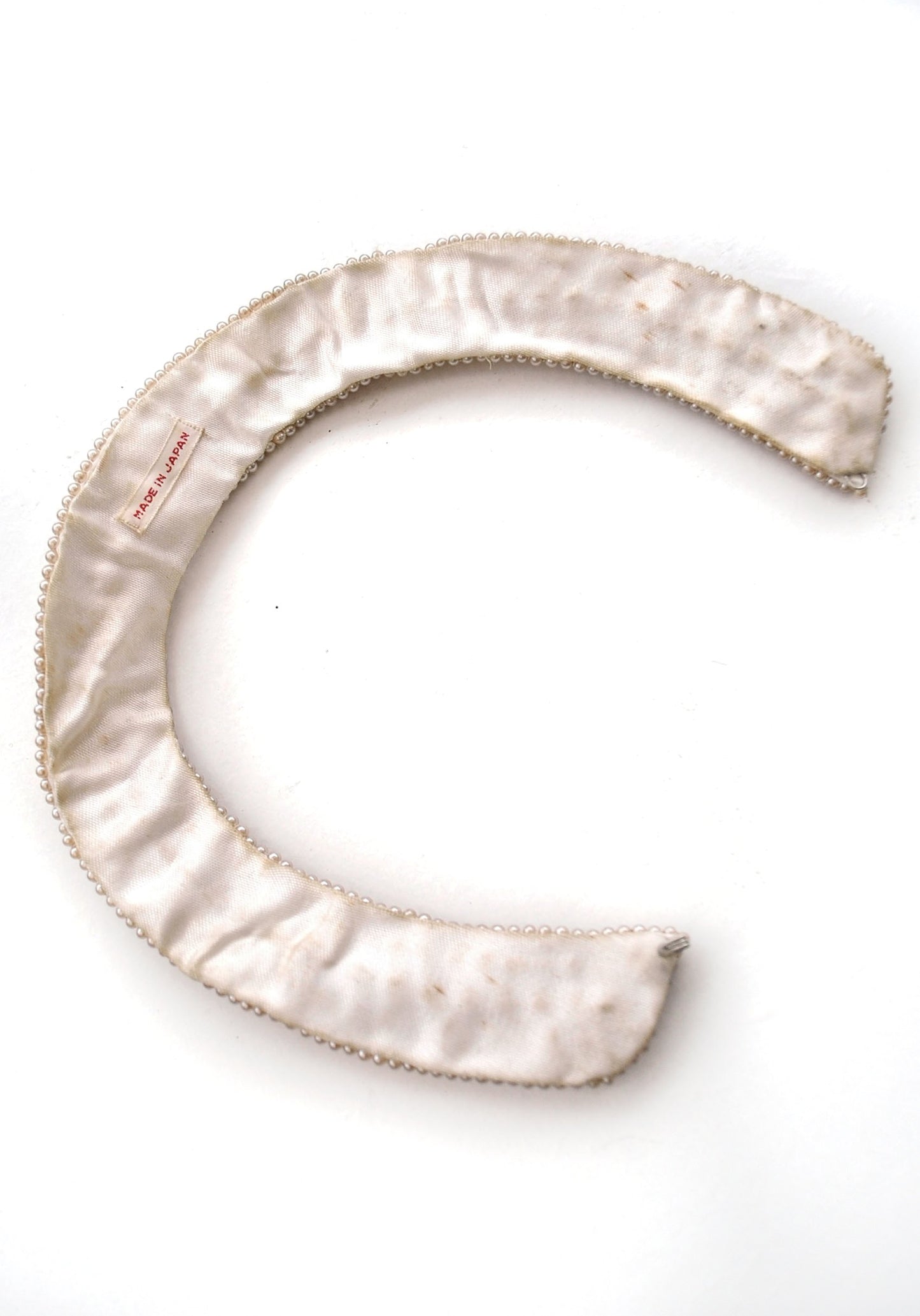 1950s Detachable Faux Pearl Collar