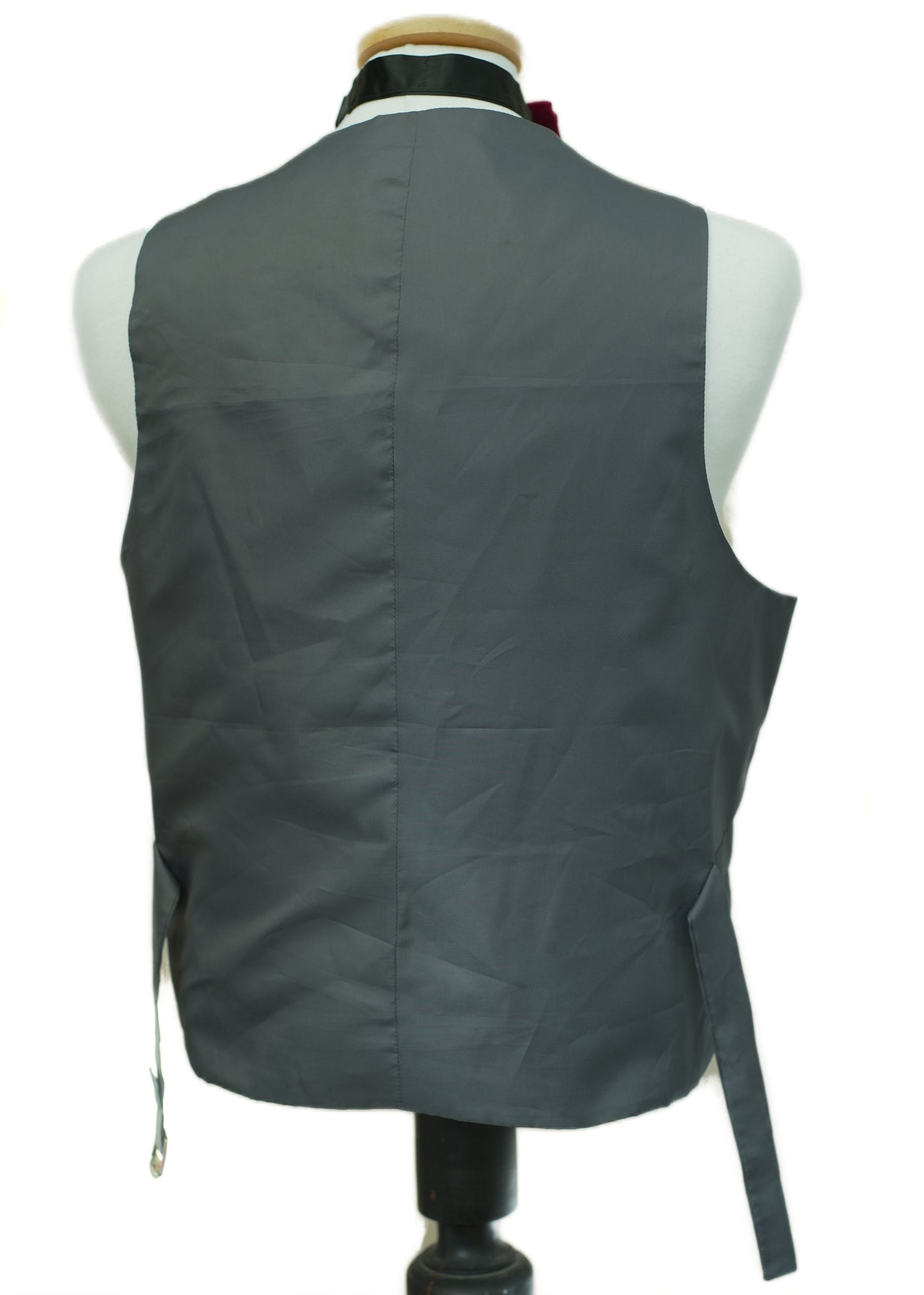 Plum Polka Dot Silk Waistcoat • Lambourne