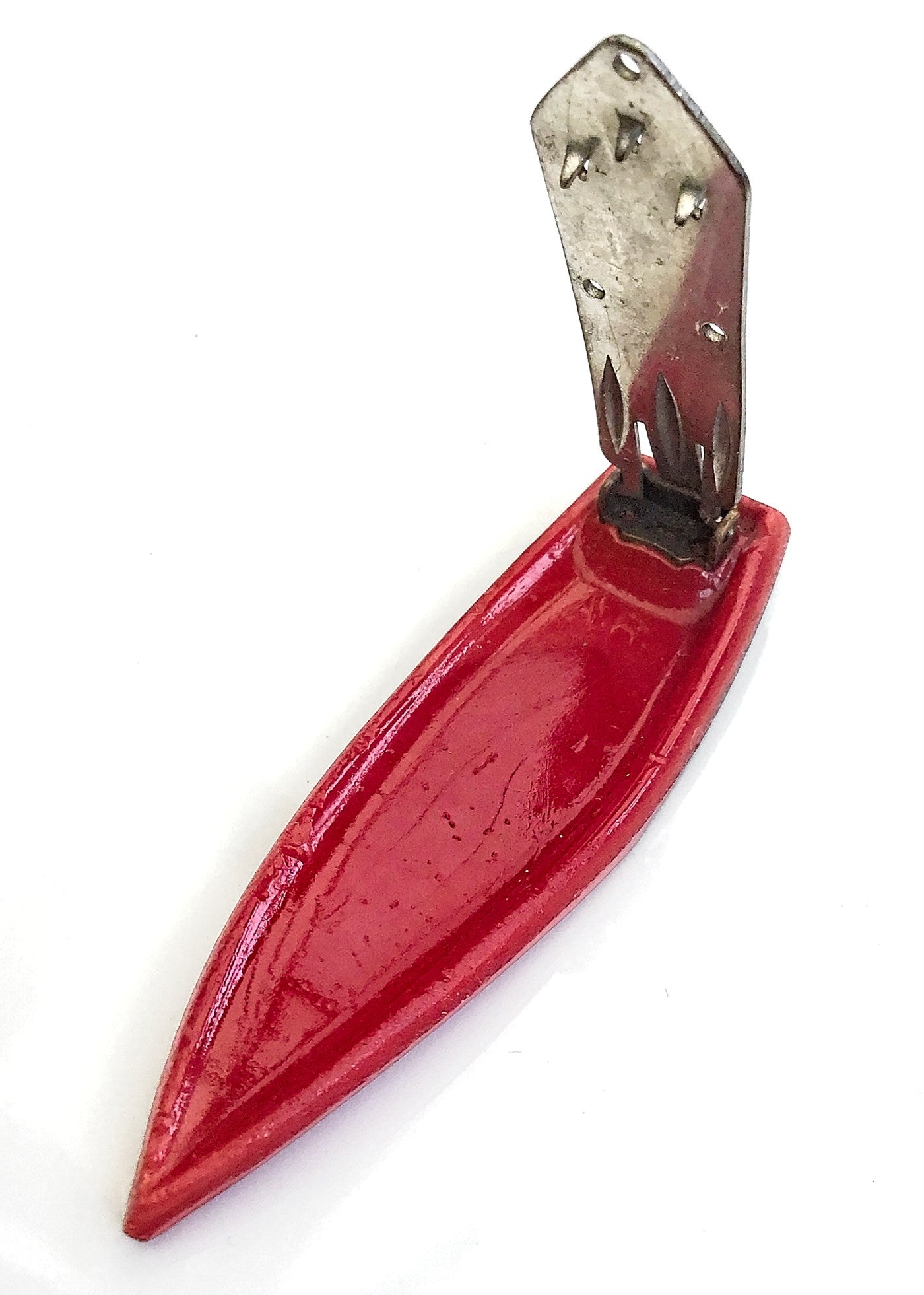 Deco Vintage Red Glass Dress Clip by A.R.