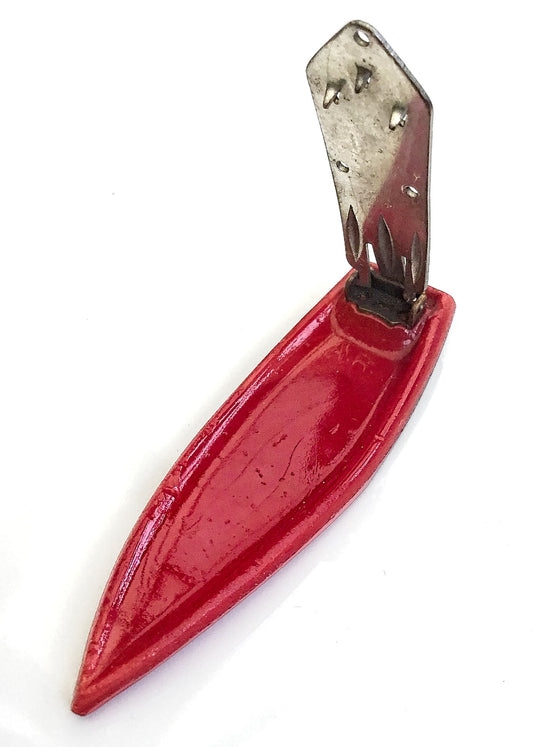 Deco Vintage Red Glass Dress Clip by A.R.