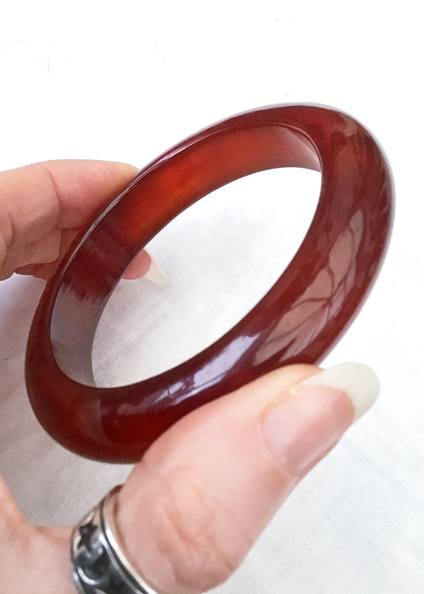 Vintage Root Beer Bakelite Bangle