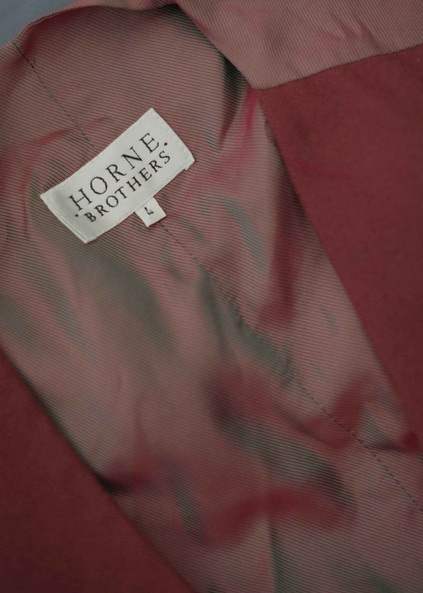 Vintage Pinky Rust Colour Wool Waistcoat • Horne Brothers