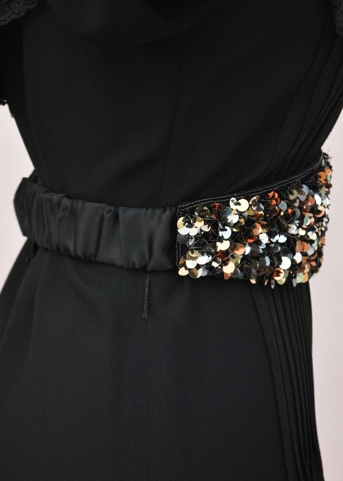 Sequin Beaded Elasticated Belt Cincher