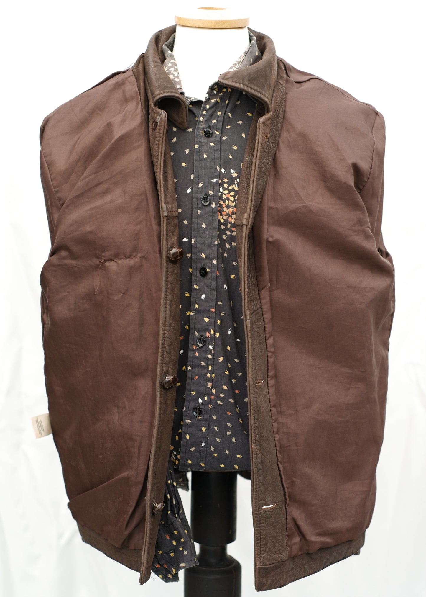 Vintage 60s Brown Suede Leather Box Jacket • 44" - 46"