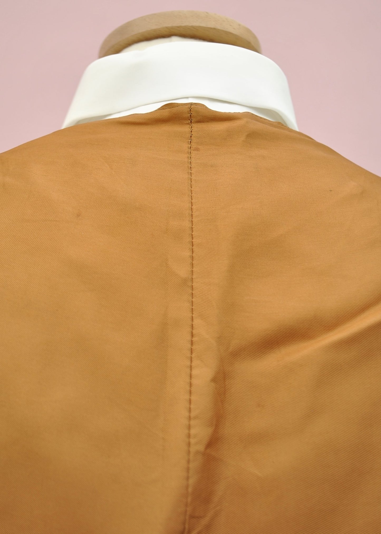 Vintage Yellow Tattersal Wool Waistcoat • 4 Pockets