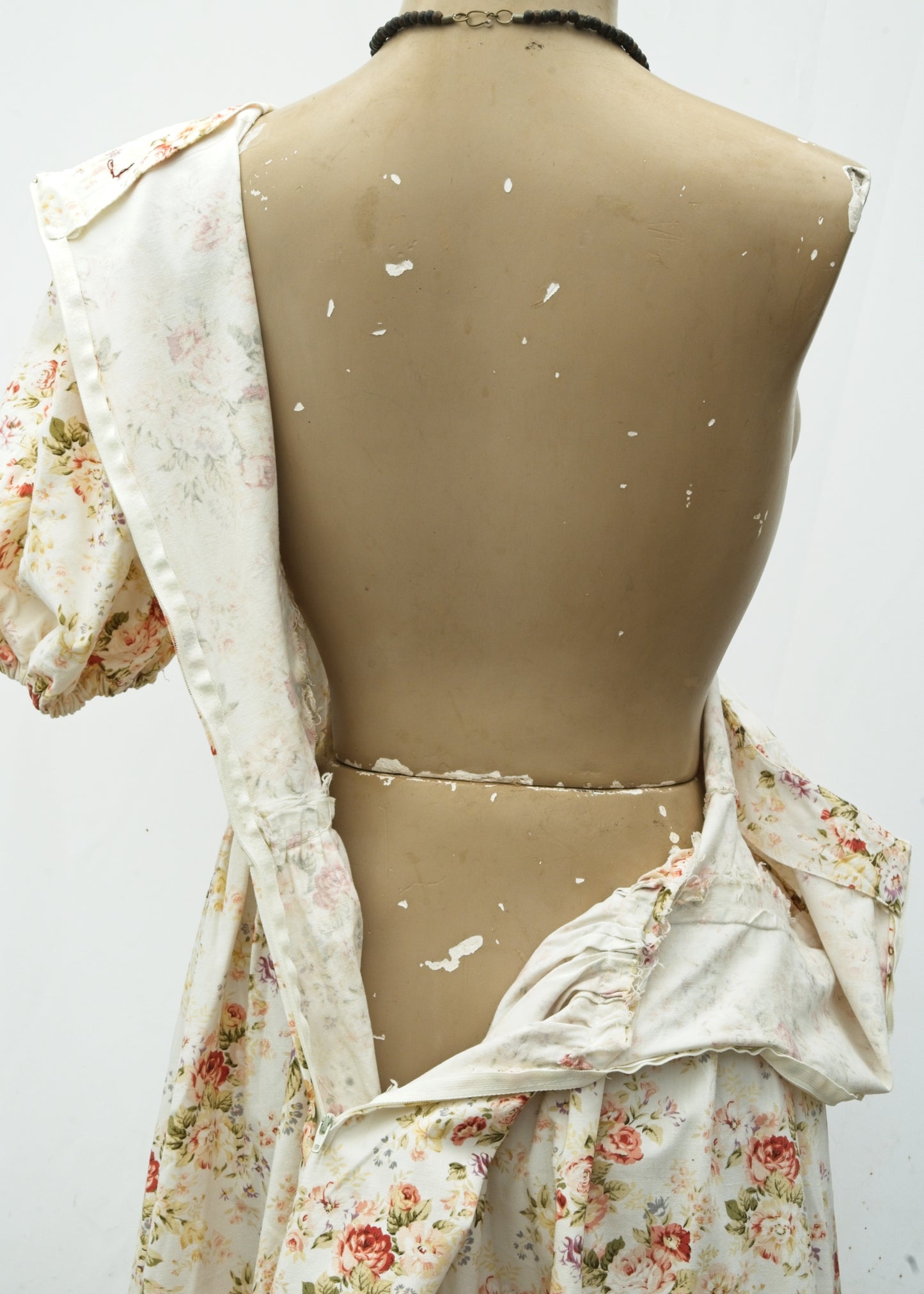 Vintage Rose Print Fit and Flare Cottagecore Tea Dress • Laura Ashley Style