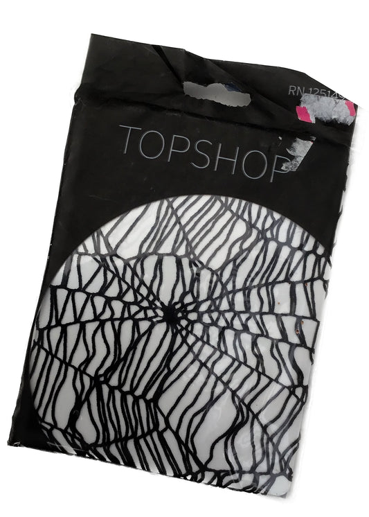 Topshop Cobweb Fishnet Tights • Halloween Goth