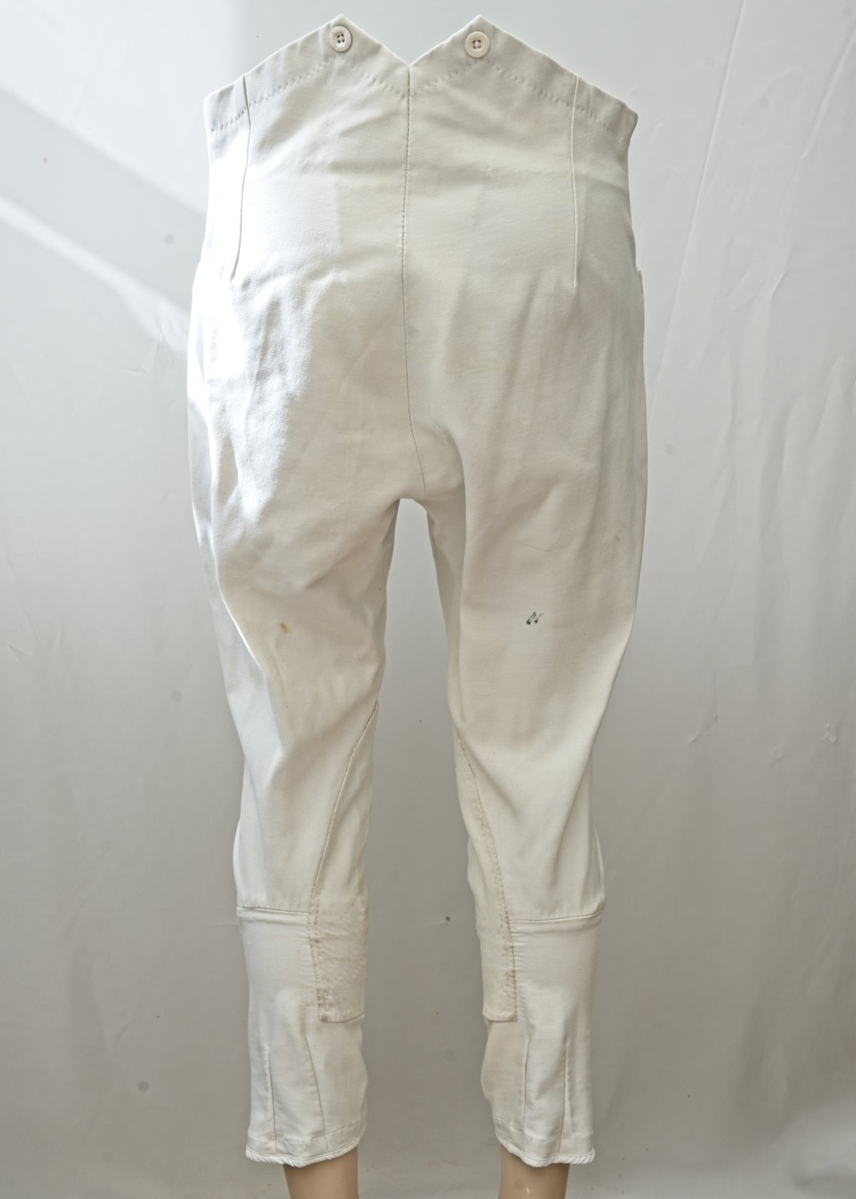 Men's Vintage Frank Hall White Jodphurs • Equestrian • Mr Darcy Breeches