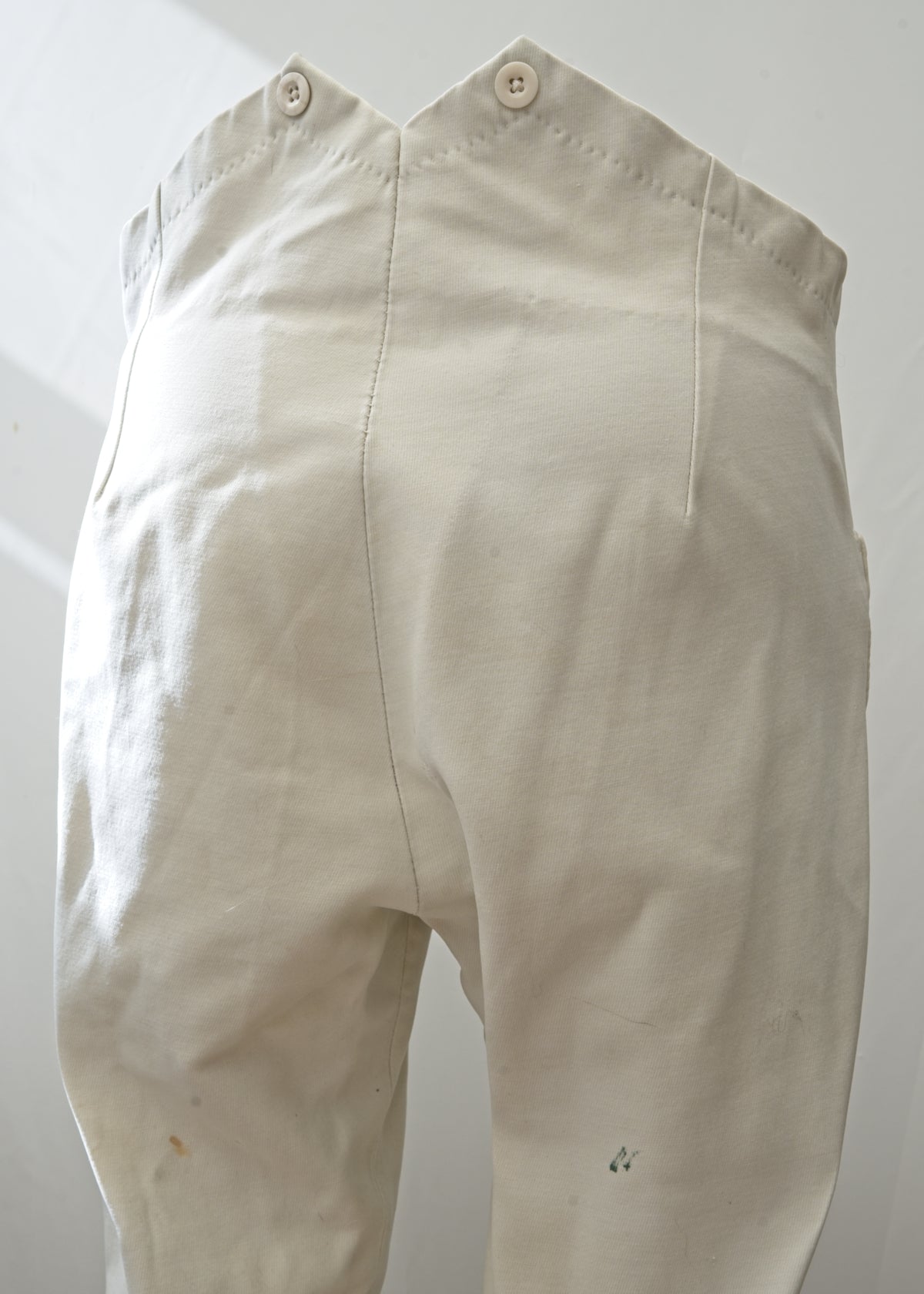 Men's Vintage Frank Hall White Jodphurs • Equestrian • Mr Darcy Breeches