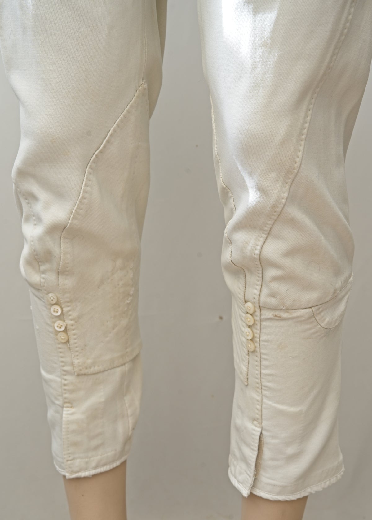 Men's Vintage Frank Hall White Jodphurs • Equestrian • Mr Darcy Breeches
