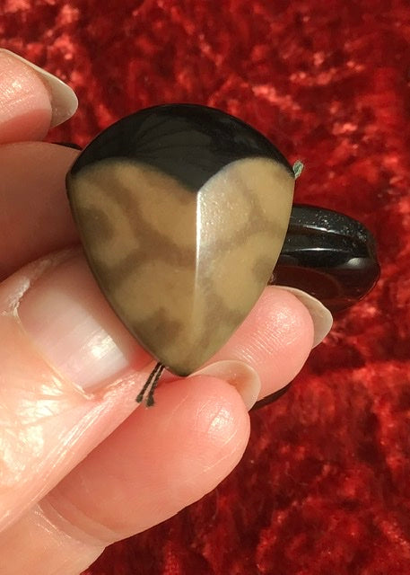 3 Sets of 3 1940s Vintage Brown Bakelite Buttons