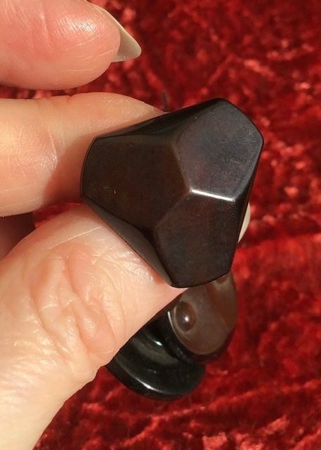 3 Sets of 3 1940s Vintage Brown Bakelite Buttons