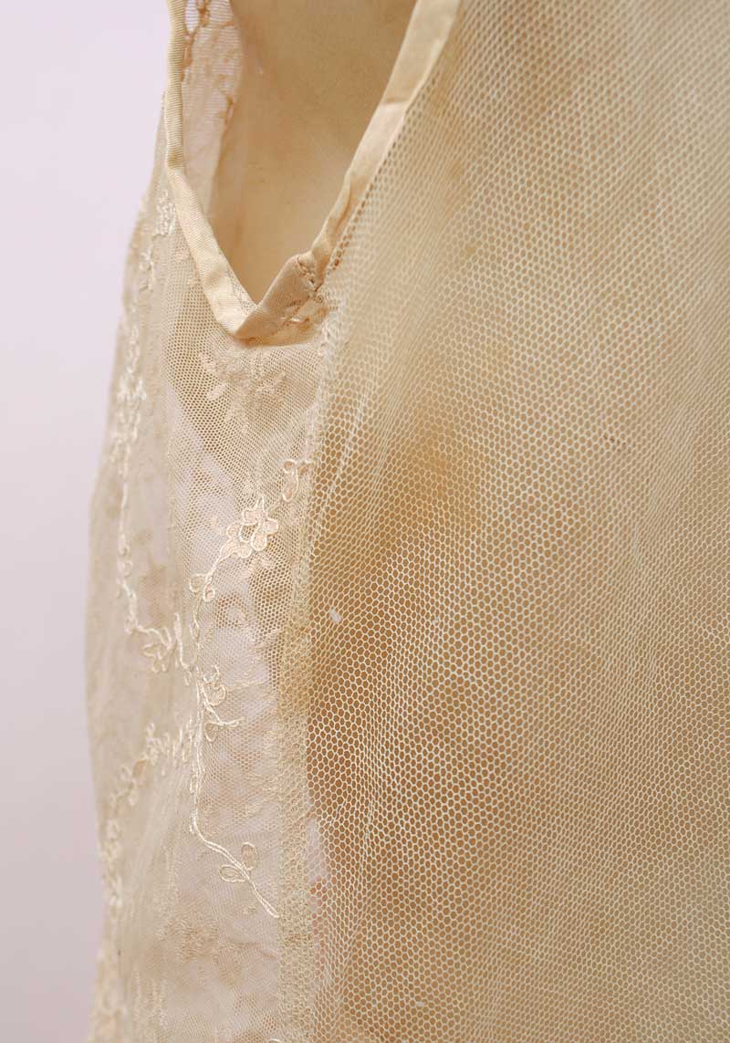 1930s Vintage Net Tea-Lace Camisole Top • Chantilly Lace