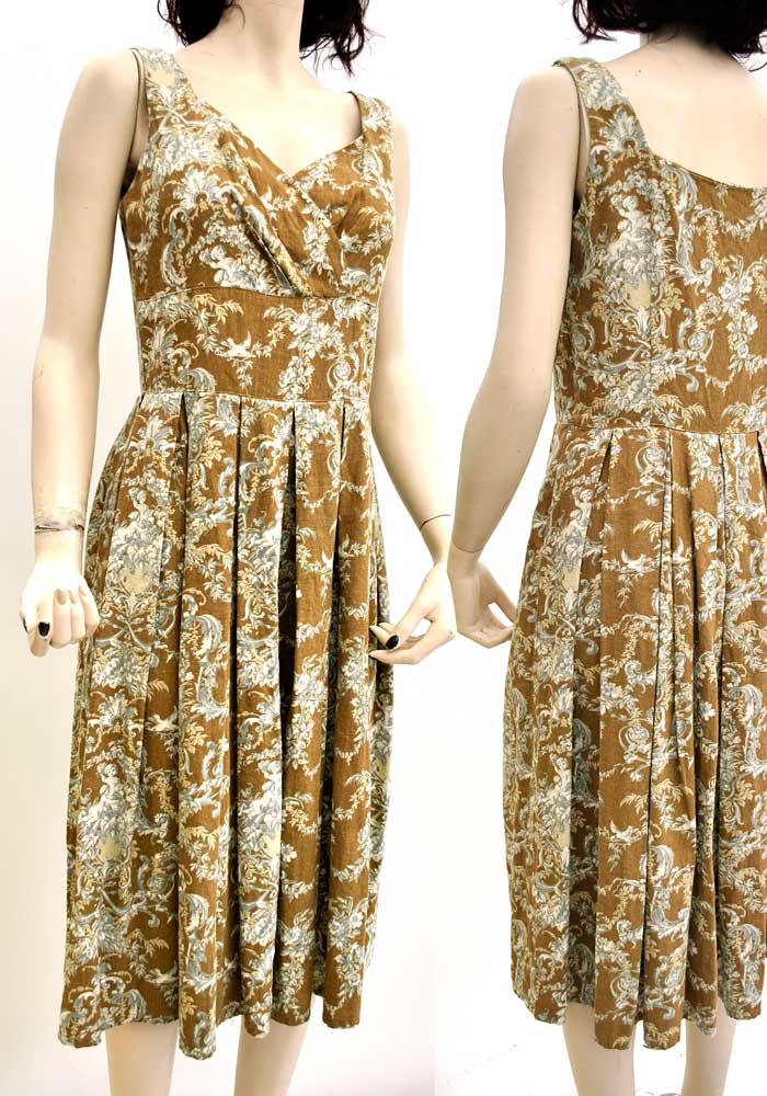 retro 1940s summer dress