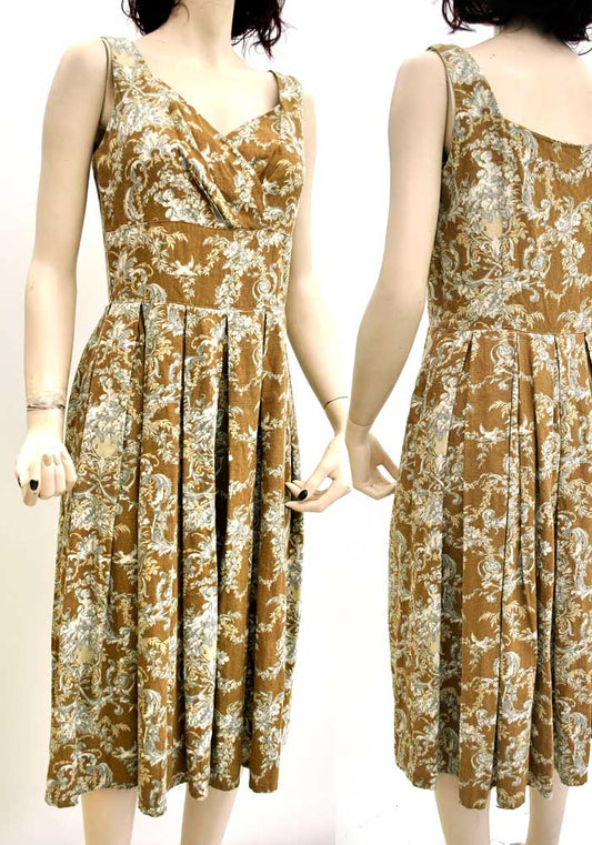 retro 1940s summer dress