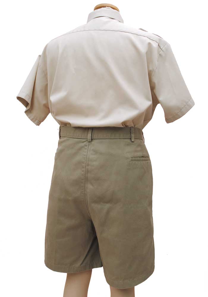 1980s Men's Khaki Shorts • 48 inch Waist