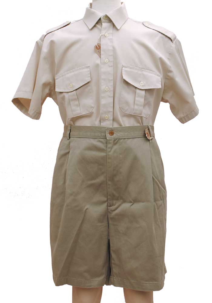 1980s Men's Khaki Shorts • 48 inch Waist