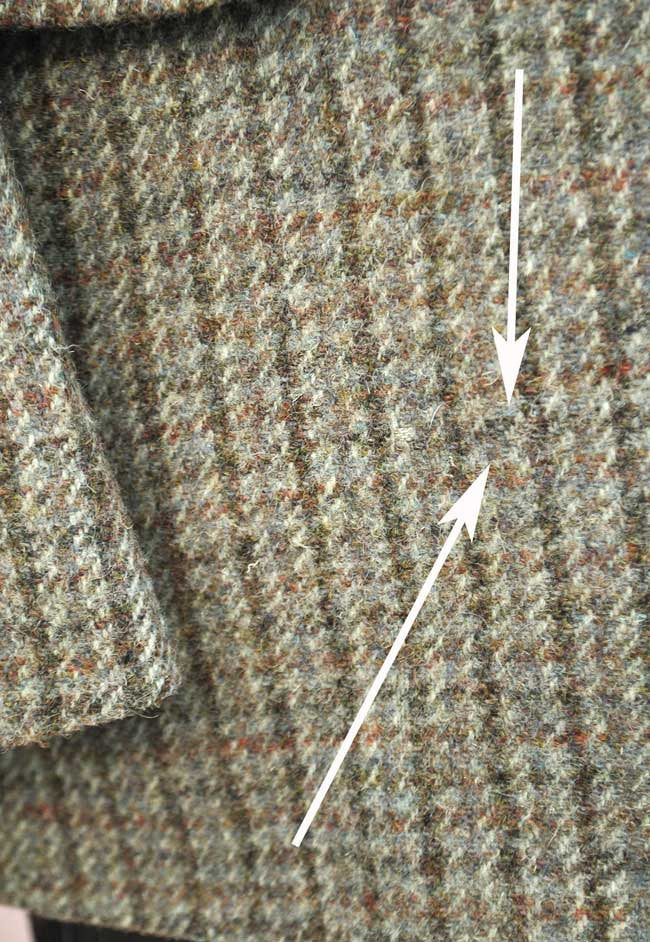 Vintage Beige Grey Harris Tweed Sports Jacket • Dunn & Co • 46R