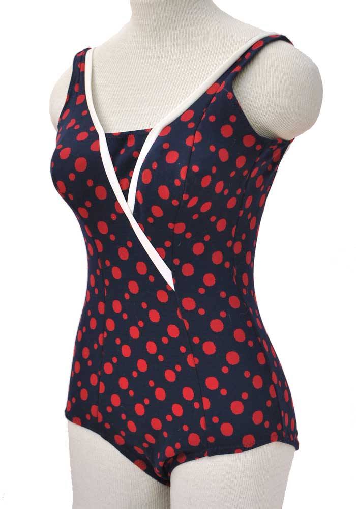 1950s backless swimming costume