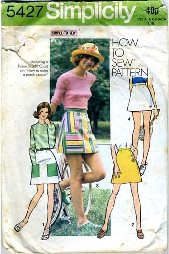 60s mini 2024 skirt pattern